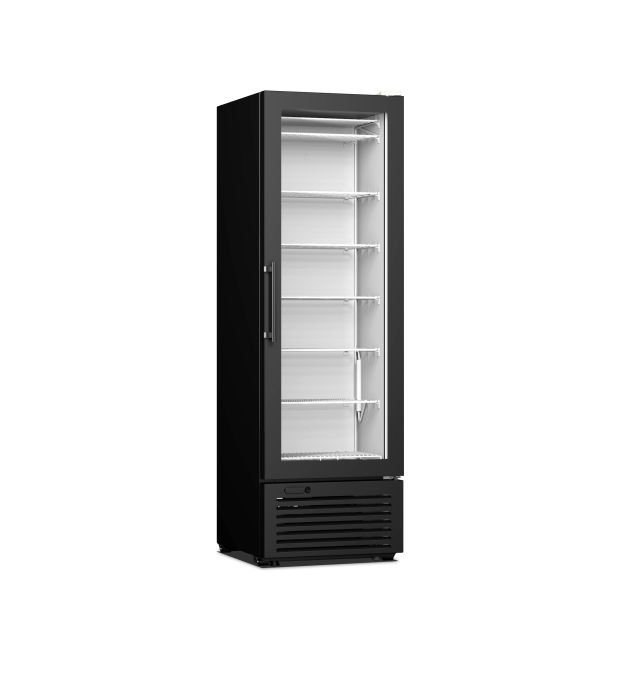Κάθετη βιτρίνα στατικής ψύξης Crystal CRF 300 FRAMELESS